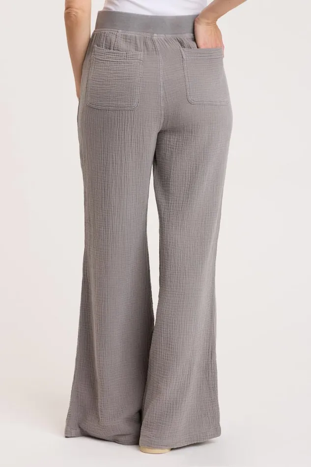 Wilder Wide Leg Zinc Pigment Clothing XCVI Pants