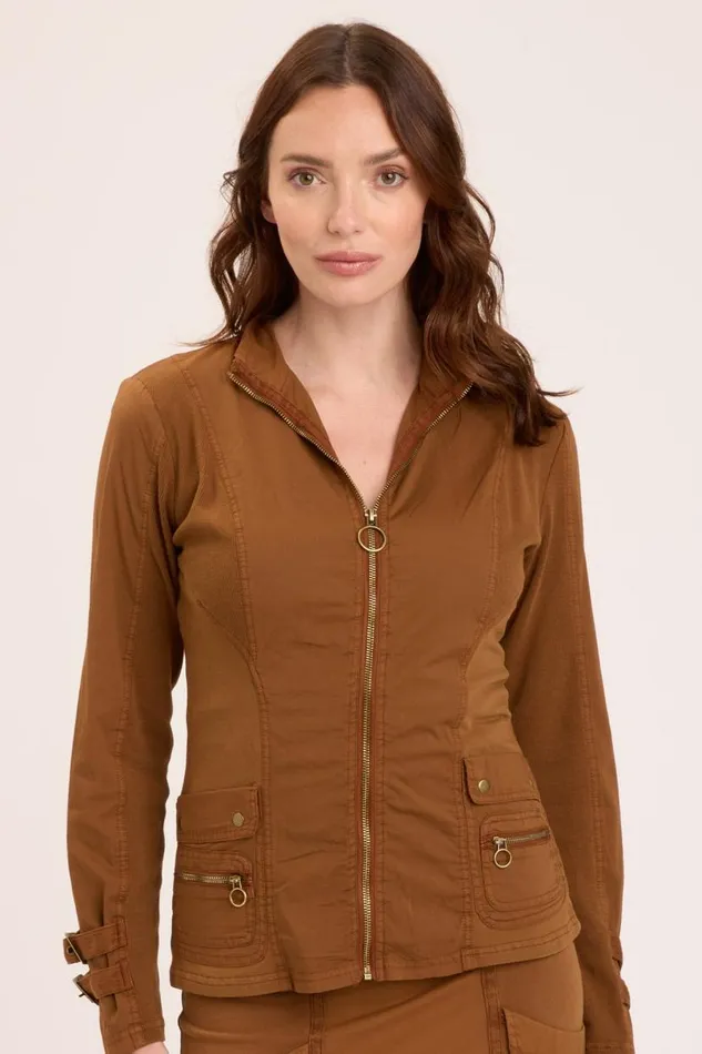 Wolley Jacket Rufous Pigment Clothing XCVI Jackets
