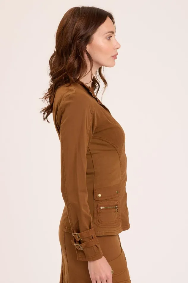 Wolley Jacket Rufous Pigment Clothing XCVI Jackets