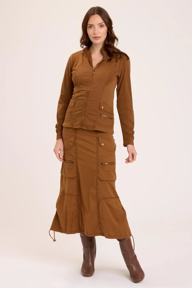 Wolley Jacket Rufous Pigment Clothing XCVI Jackets