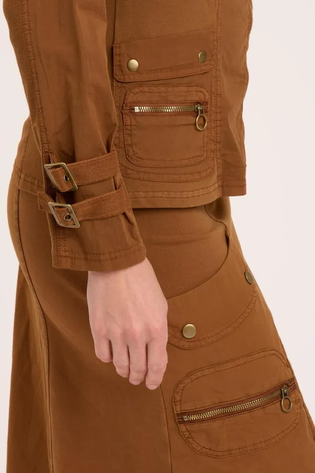 Wolley Jacket Rufous Pigment Clothing XCVI Jackets