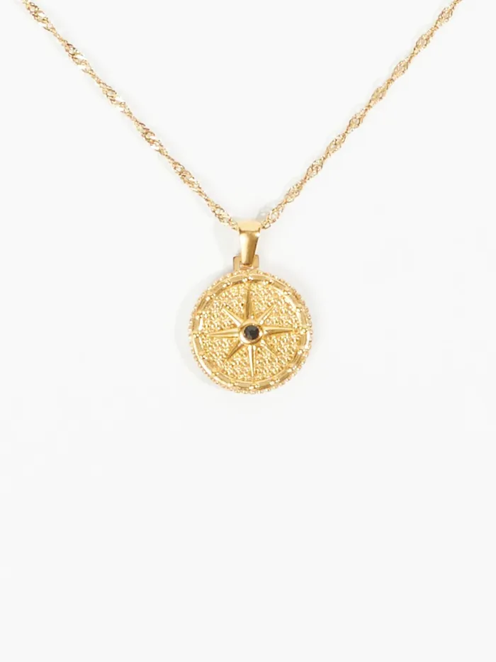 Women 18k Gold Celestial Coin Necklace 18kgold Altar039d State Jewelry
