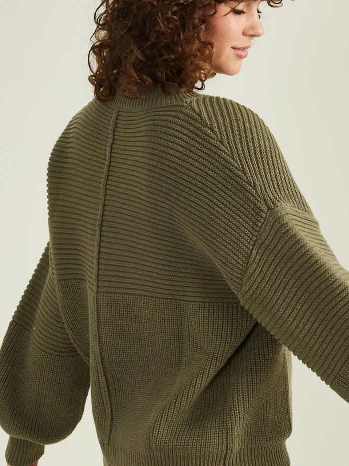 Women Addie Ribbed Sweater Olive Altar039d State Sweaters