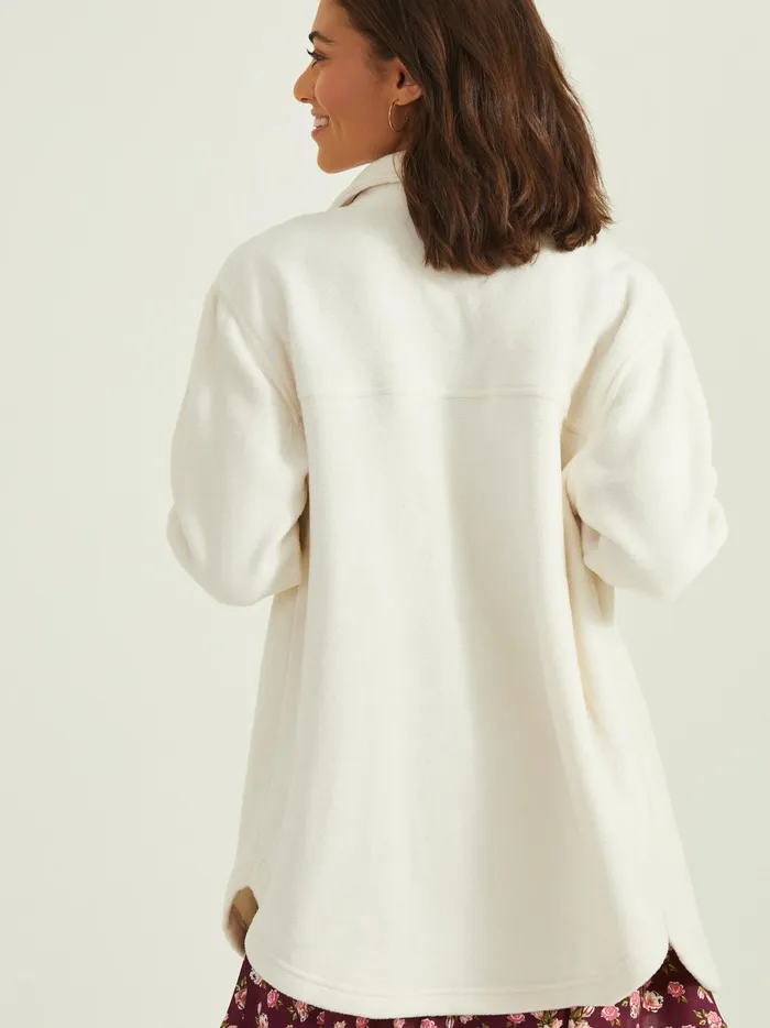 Women Adrianna Fleece Shacket Cream Altar039d State Jackets