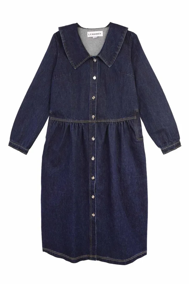 Women Albie Dress Indigo LF Markey Dresses