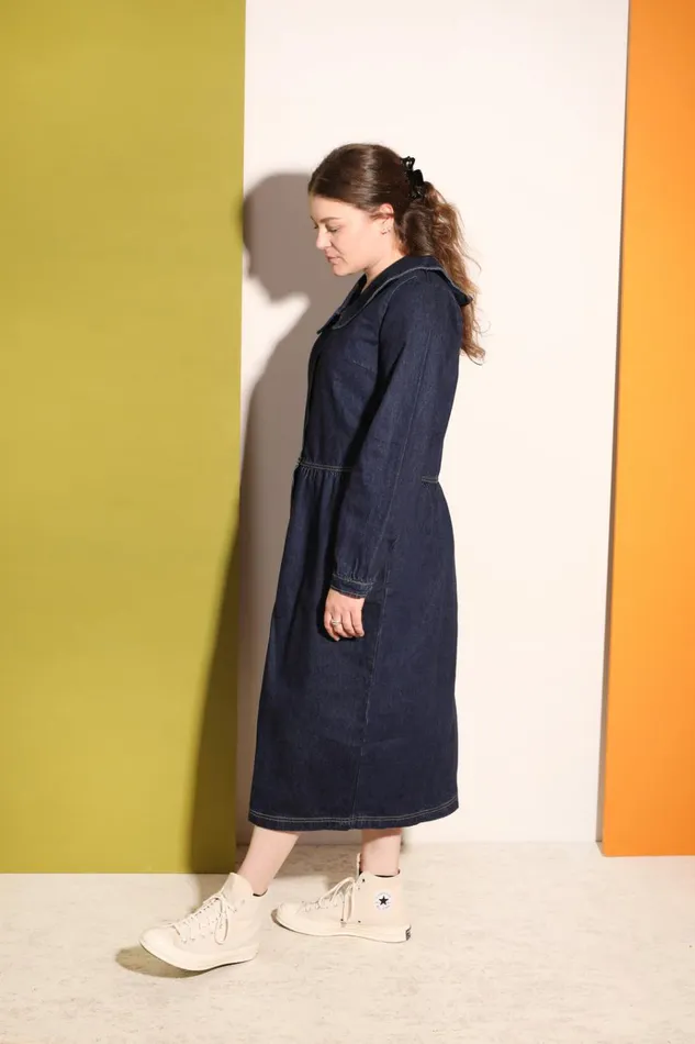 Women Albie Dress Indigo LF Markey Dresses