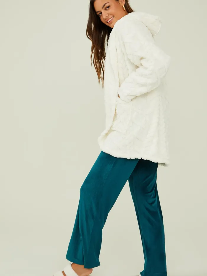 Women Alena Cable Fur Cardigan Bone Altar039d State Sleep Lounge