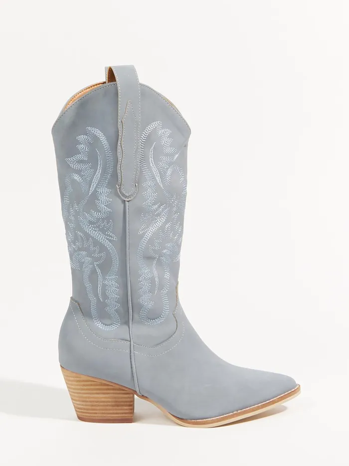 Women Amaya Western Boots Slateblue Altar039d State Boots Booties