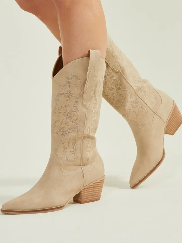 Women Amaya Western Boots Taupe Altar039d State Boots Booties