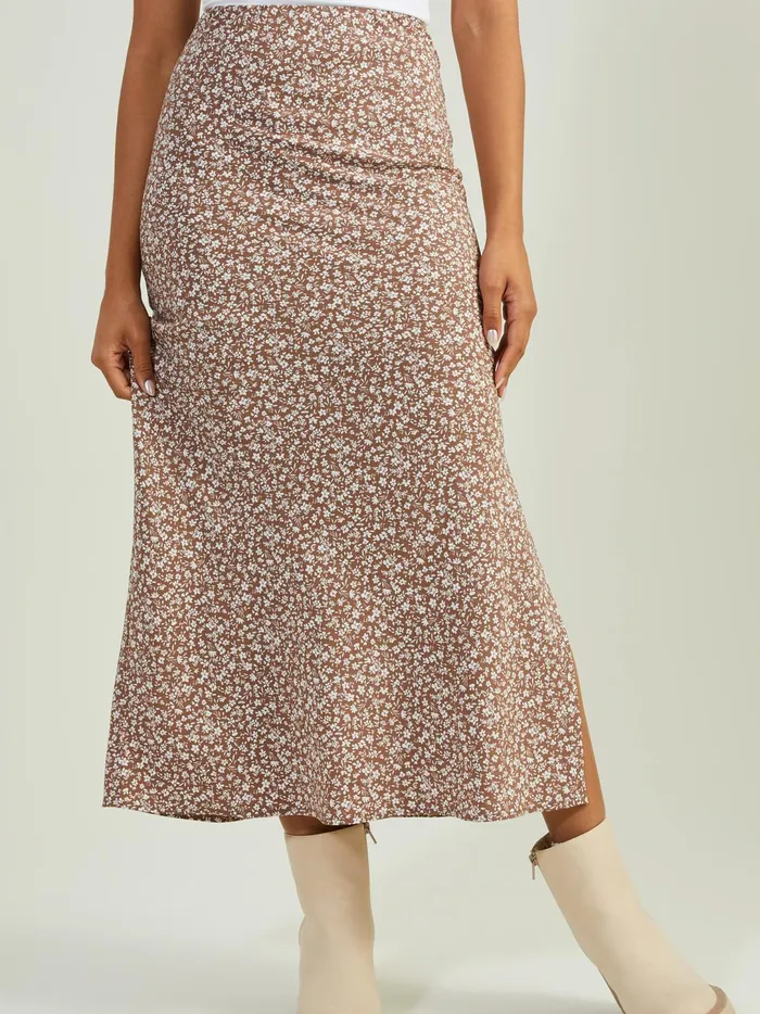 Women Amora Floral Midi Skirt Brownivory Altar039d State Skirts Skorts