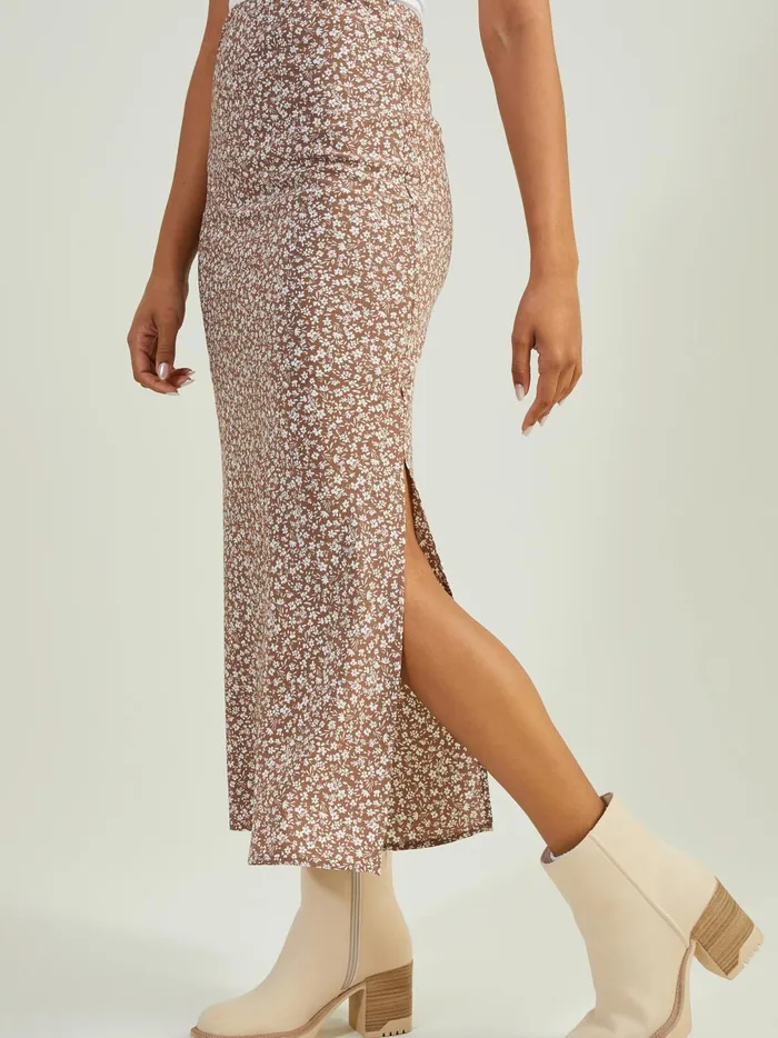 Women Amora Floral Midi Skirt Brownivory Altar039d State Skirts Skorts