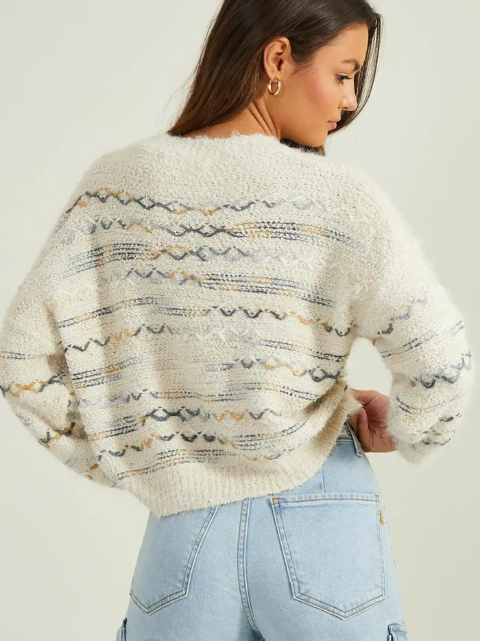 Women Annie Eyelash Sweater Taupe Altar039d State Sweaters