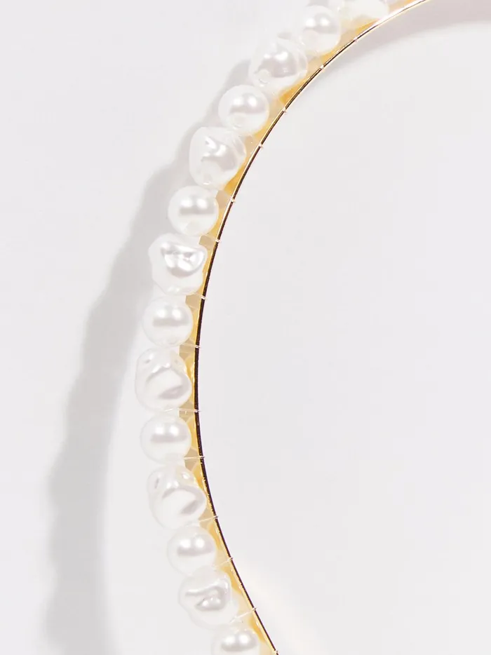 Women Antonia Pearl Headband Goldcream Altar039d State Hair Accessories