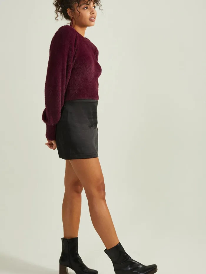 Women Archie Eyelash Sweater Winetasting Altar039d State Sweaters