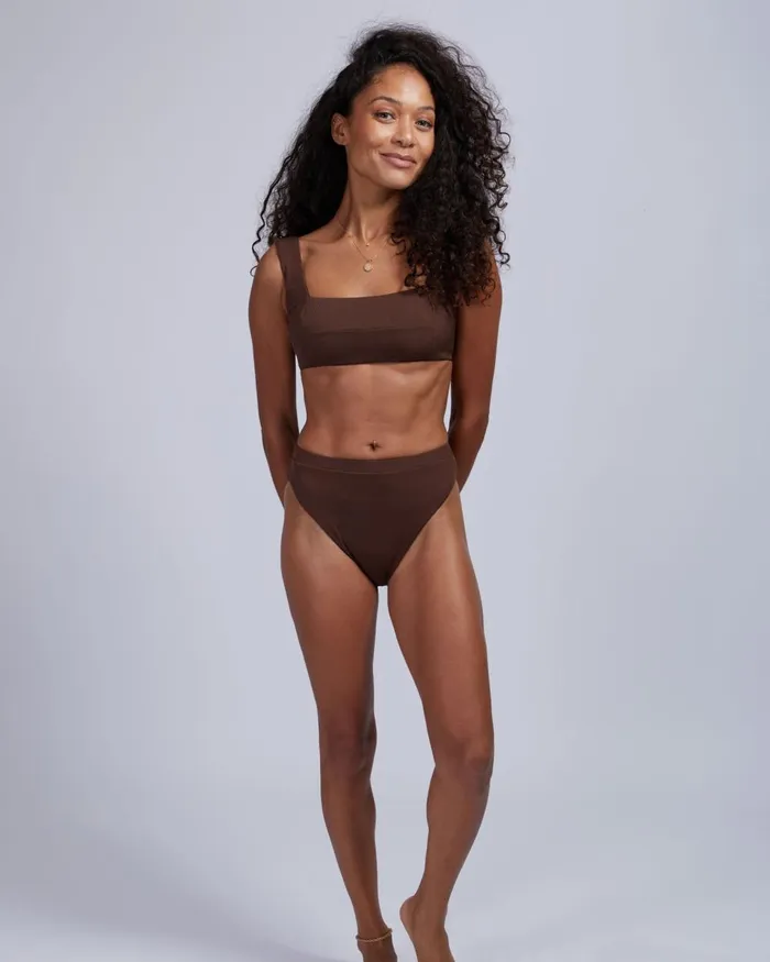 Women Banks Journal Swimwear Slow Bikini Top Toffee