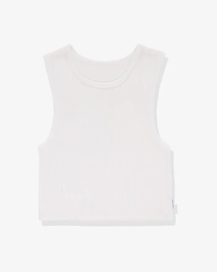 Women Banks Journal Tops Andi Tank Off White