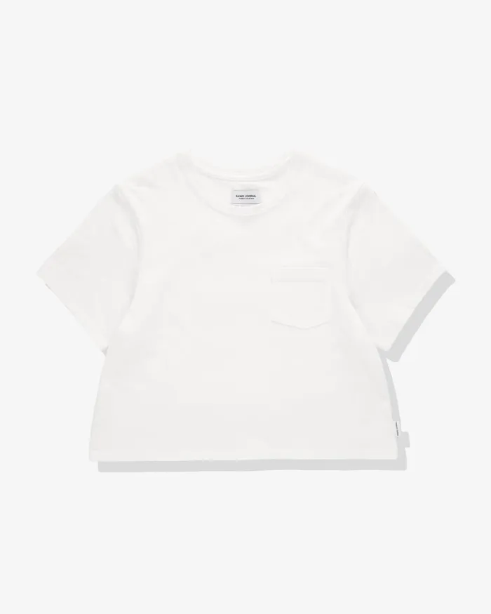 Women Banks Journal Tops Primary Pocket Deluxe Tee Off White