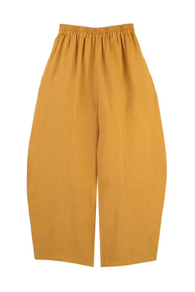 Women Basic Linen Trouser Dijon LF Markey Trousers
