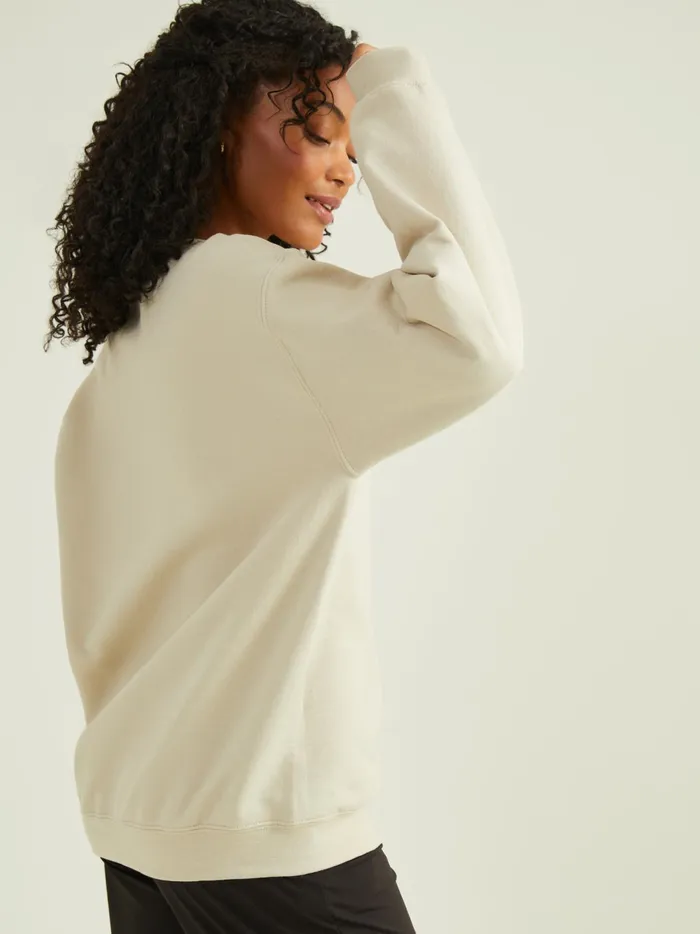 Women Be Kind Sweatshirt Beige Altar039d State Activewear