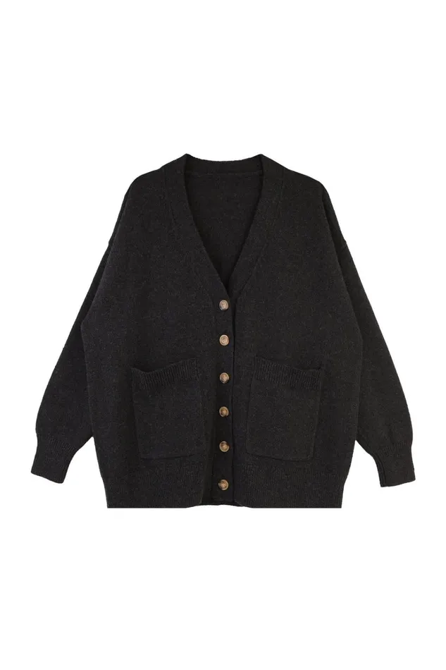 Women Bramley Cardigan Ash LF Markey Knitwear