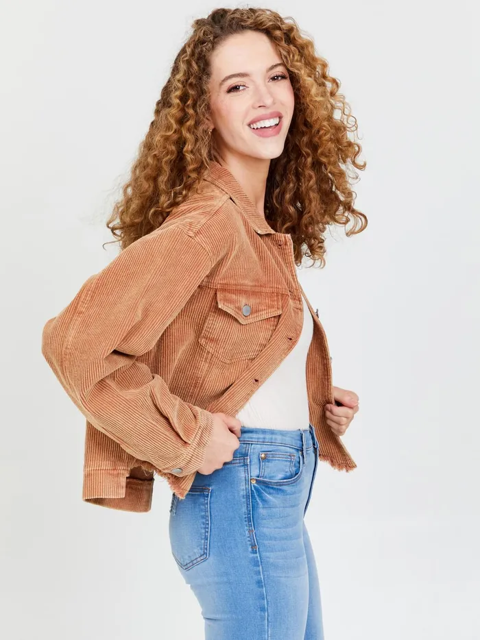 Women Brienne Corduroy Shacket Camel Altar039d State Jackets