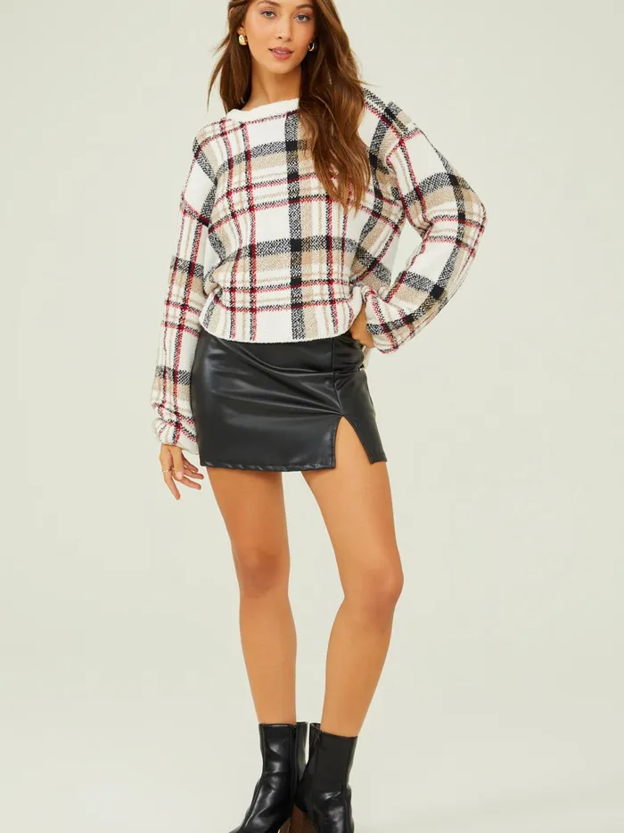 Women Brooklyn Vegan Leather Skirt Black Altar039d State Skirts Skorts
