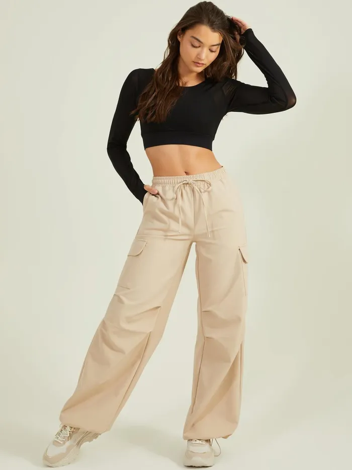 Women By And By Cargo Joggers Taupe Altar039d State Activewear