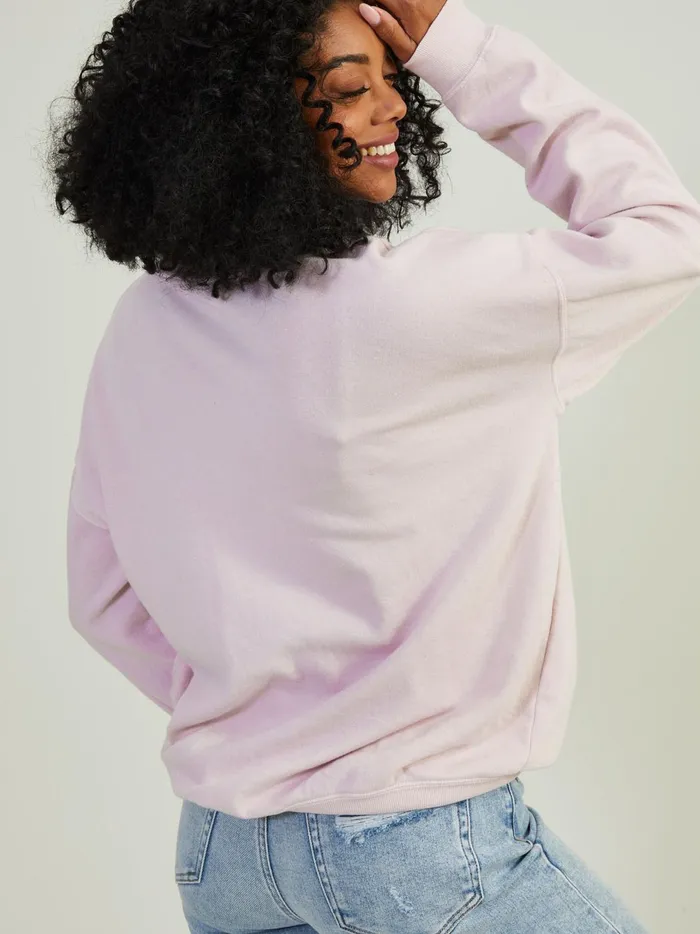 Women California Coast Oversized Sweatshirt Lilac Altar039d State Graphics