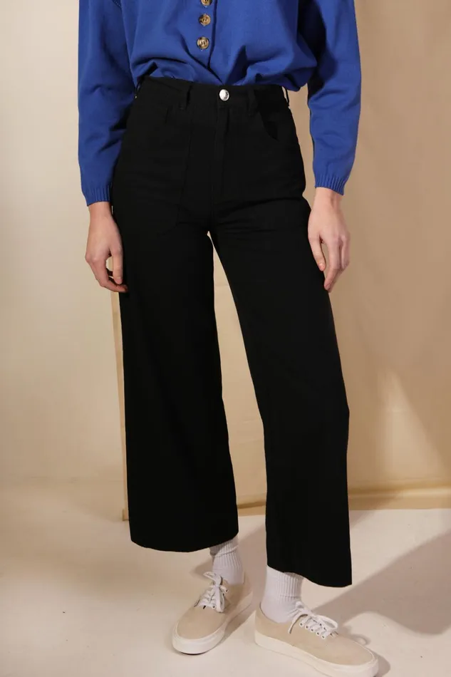 Women Carpenter Trouser Black LF Markey Trousers
