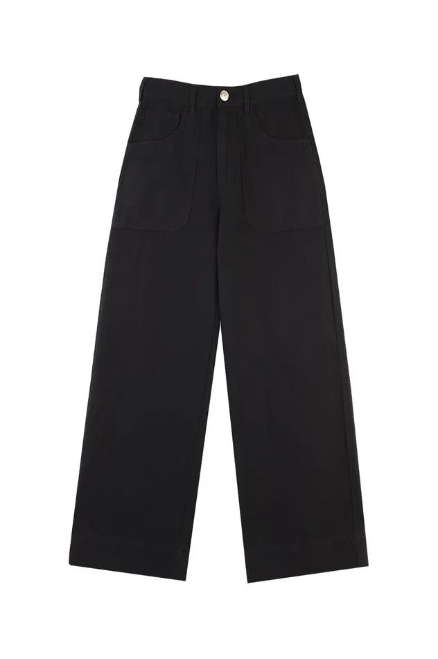 Women Carpenter Trouser Black LF Markey Trousers