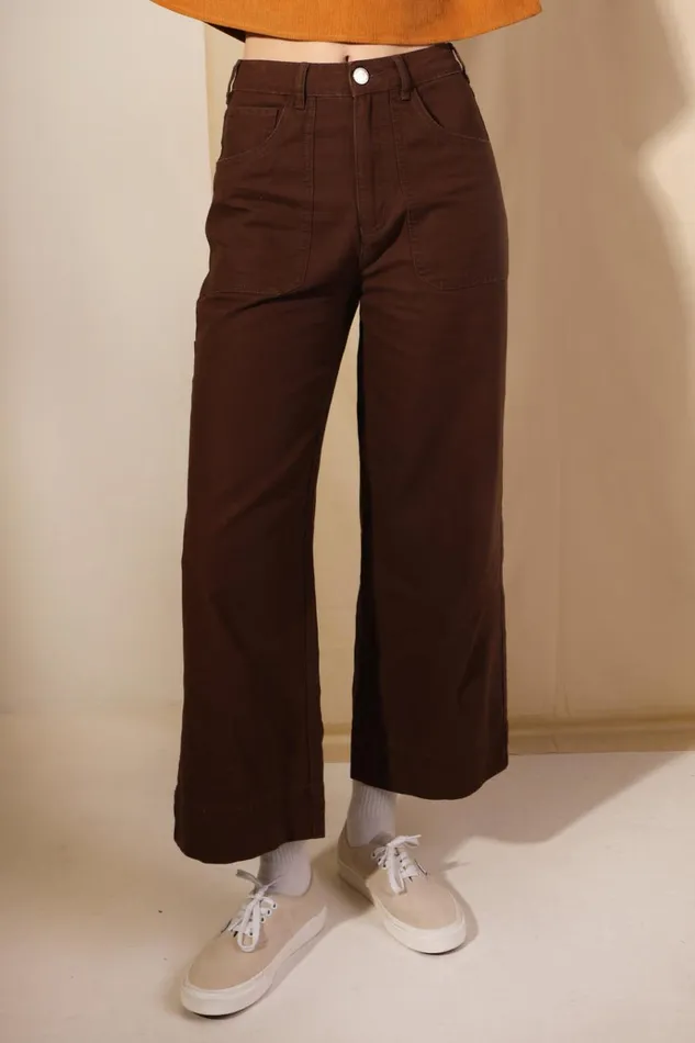 Women Carpenter Trouser Chocolate LF Markey Trousers