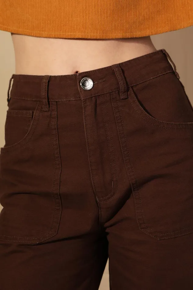 Women Carpenter Trouser Chocolate LF Markey Trousers