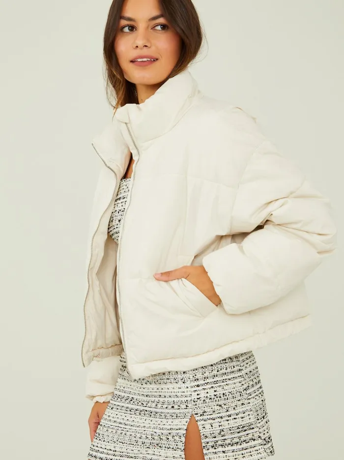 Women Casey Puffer Jacket Ivory Altar039d State Jackets