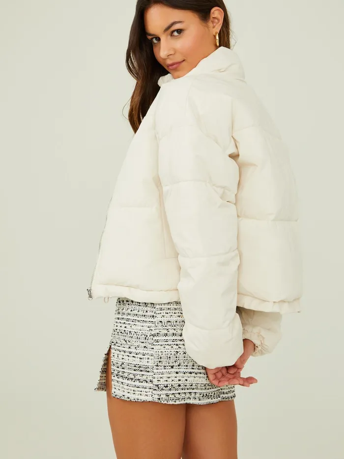 Women Casey Puffer Jacket Ivory Altar039d State Jackets