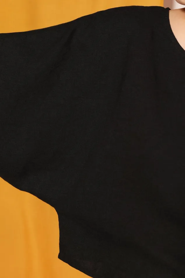 Women Casper Top Black LF Markey Tops