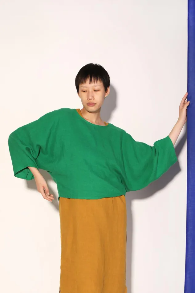 Women Casper Top Grass LF Markey Tops