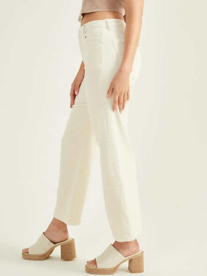Women Cece Cropped Corduroy Pants Cream Altar039d State Pants