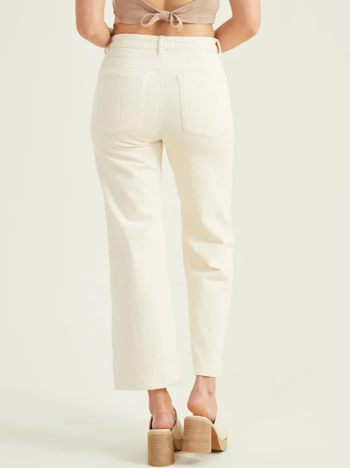 Women Cece Cropped Corduroy Pants Cream Altar039d State Pants