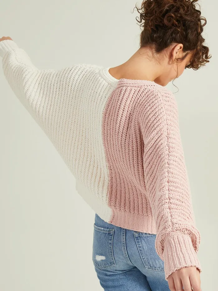 Women Celeste Colorblock Sweater Mauvemulti Altar039d State Sweaters