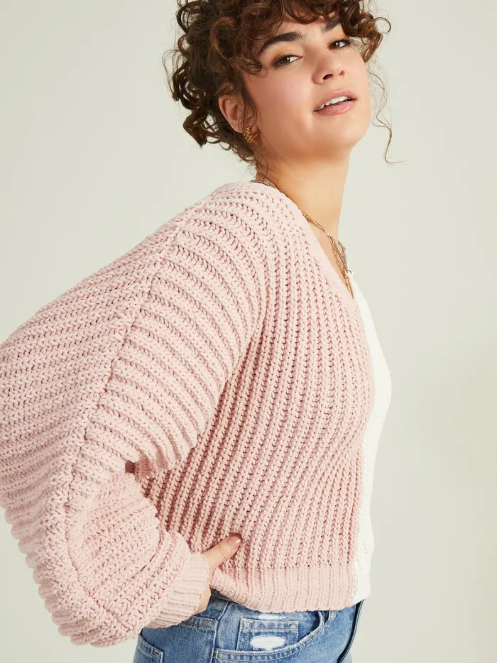 Women Celeste Colorblock Sweater Mauvemulti Altar039d State Sweaters