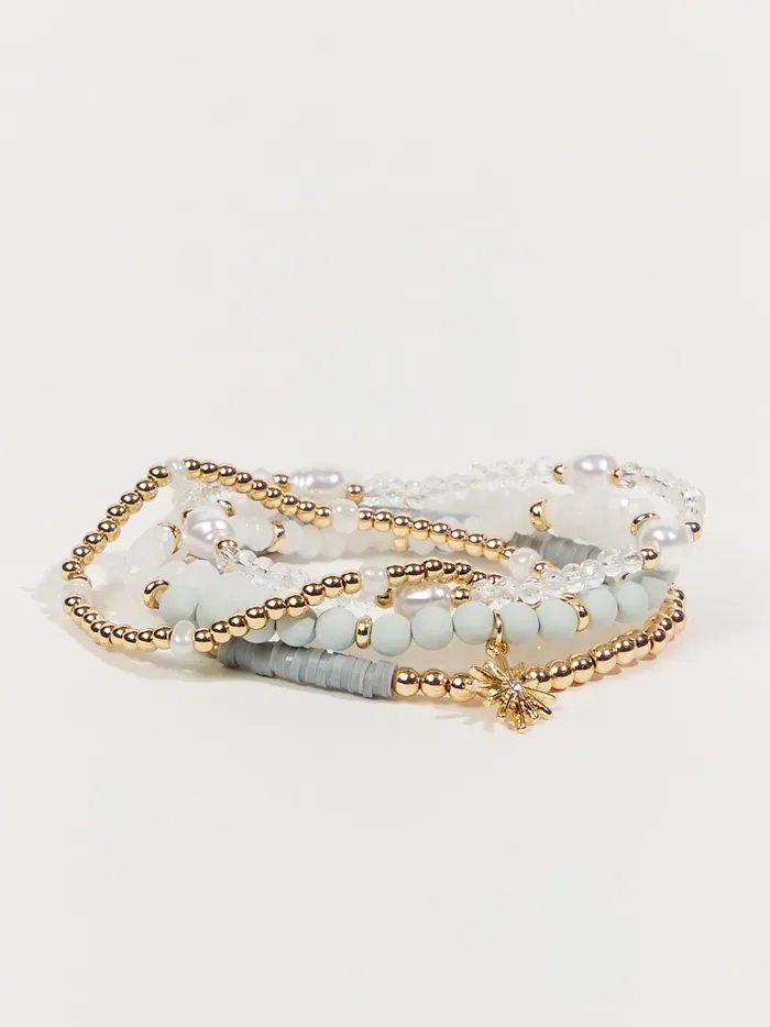 Women Celestial Charm Bracelet Set Lightgrey Altar039d State Jewelry