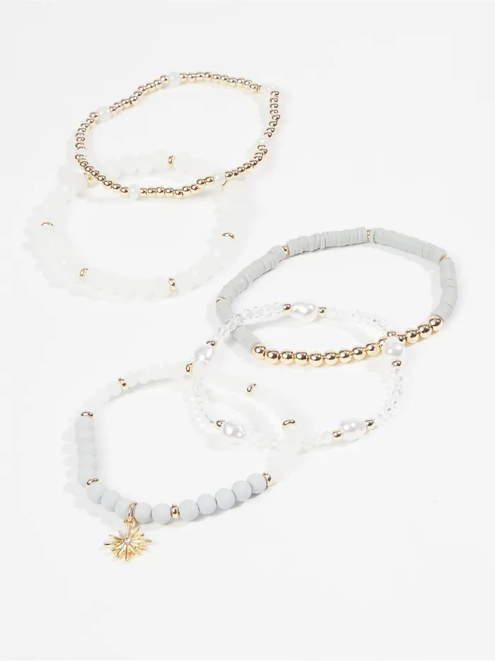 Women Celestial Charm Bracelet Set Lightgrey Altar039d State Jewelry