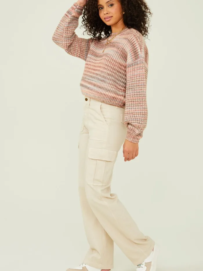 Women Charlotte Marled Chunky Sweater Claycombo Altar039d State Sweaters