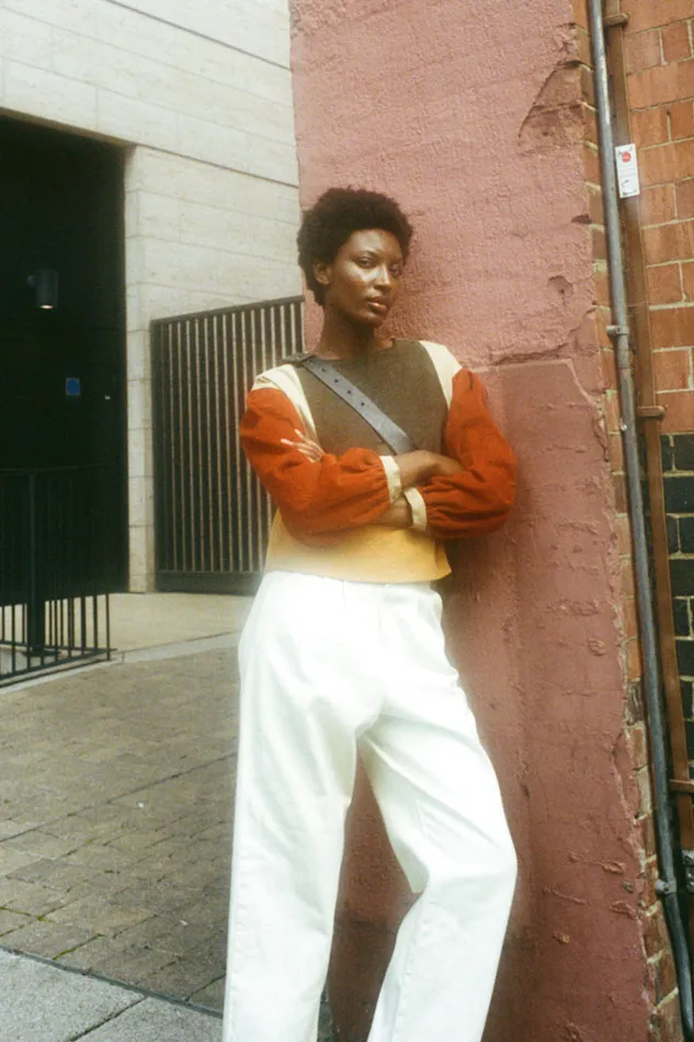 Women Classic Slacks Ecru LF Markey Trousers