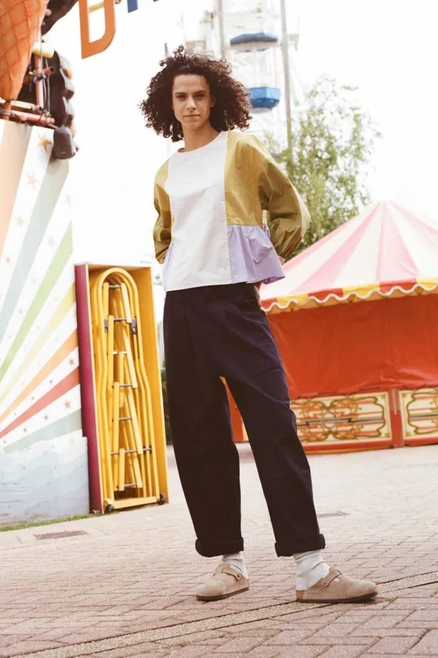 Women Classic Slacks Prussian Blue LF Markey Trousers