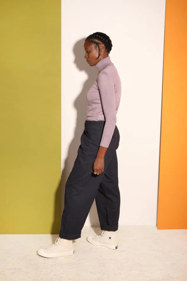 Women Classic Slacks Prussian Blue LF Markey Trousers