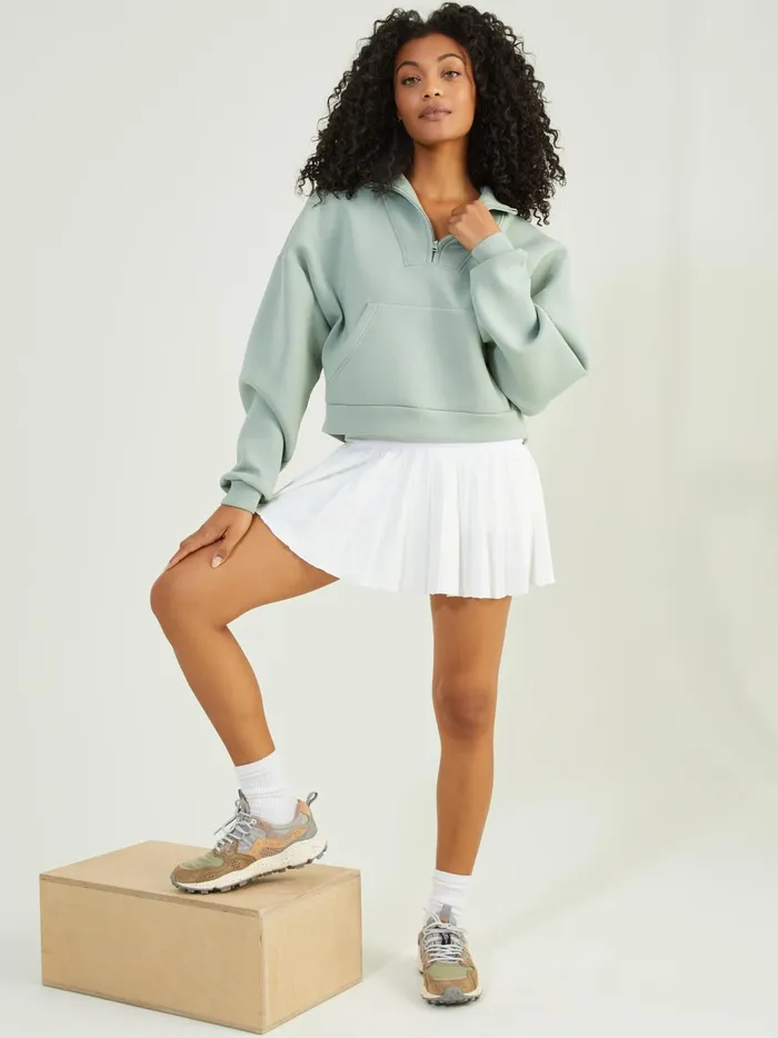Women Cloud Nine Quarter Zip Pullover Iceberggreen Altar039d State Activewear