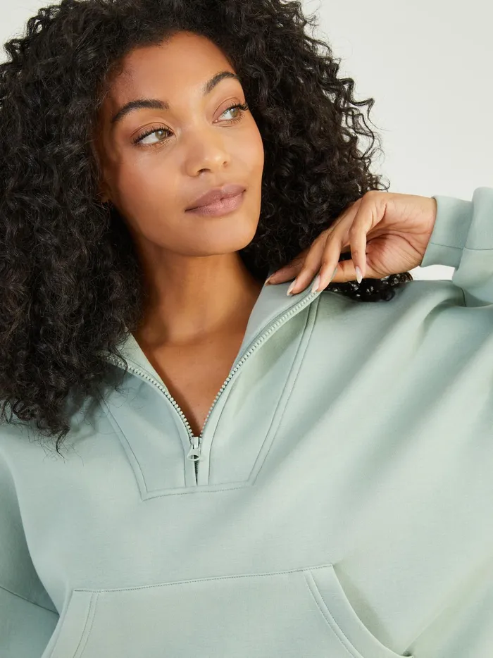 Women Cloud Nine Quarter Zip Pullover Iceberggreen Altar039d State Activewear