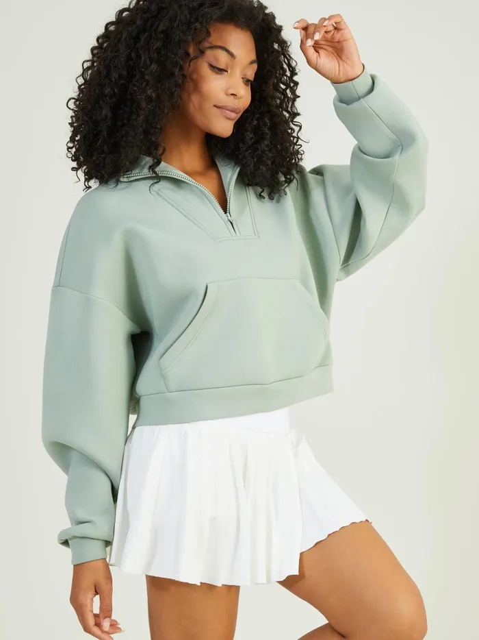 Women Cloud Nine Quarter Zip Pullover Iceberggreen Altar039d State Activewear