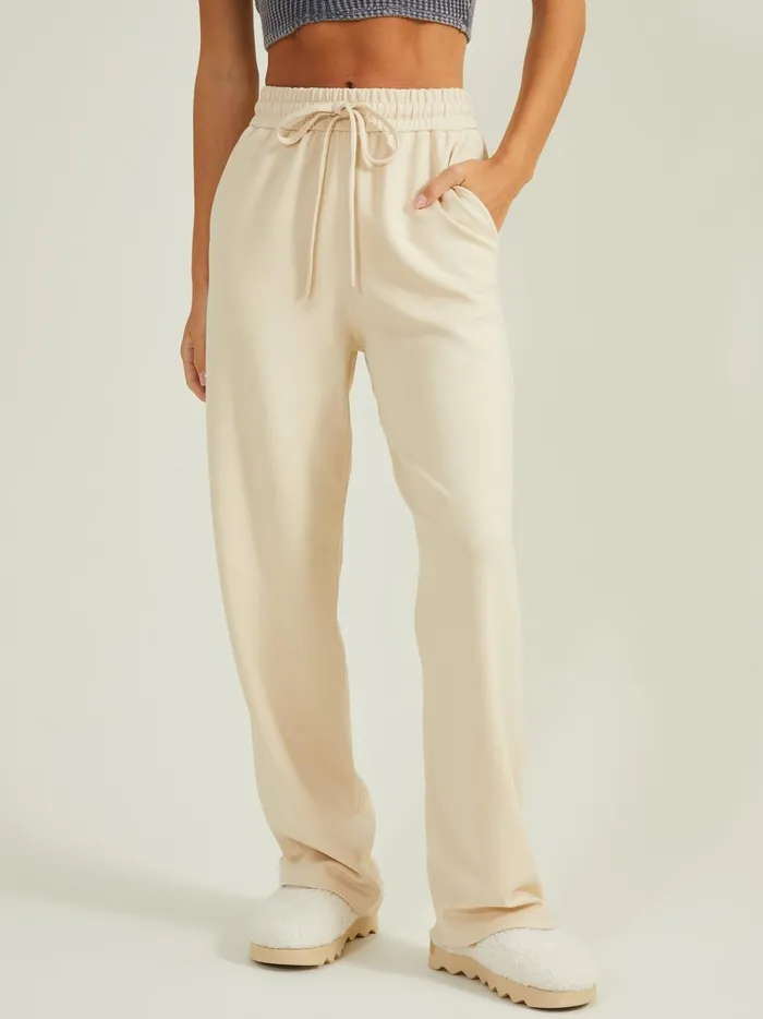 Women Cloud Nine Wide Leg Pants Cream Altar039d State Activewear